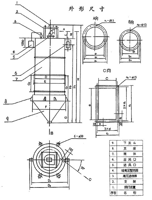 JH、DJ型集合式高壓靜電除塵器